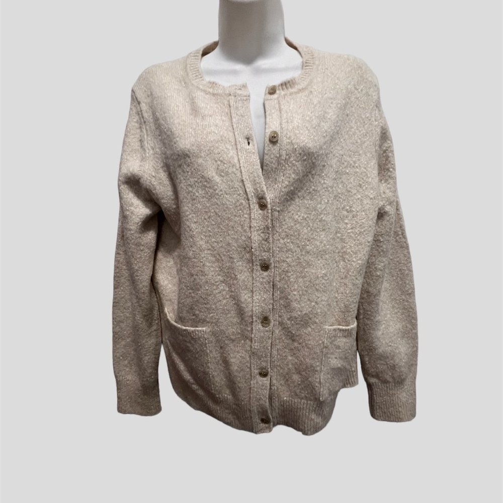 Loft Size Large Sweater Button Down Cardigan - image 1